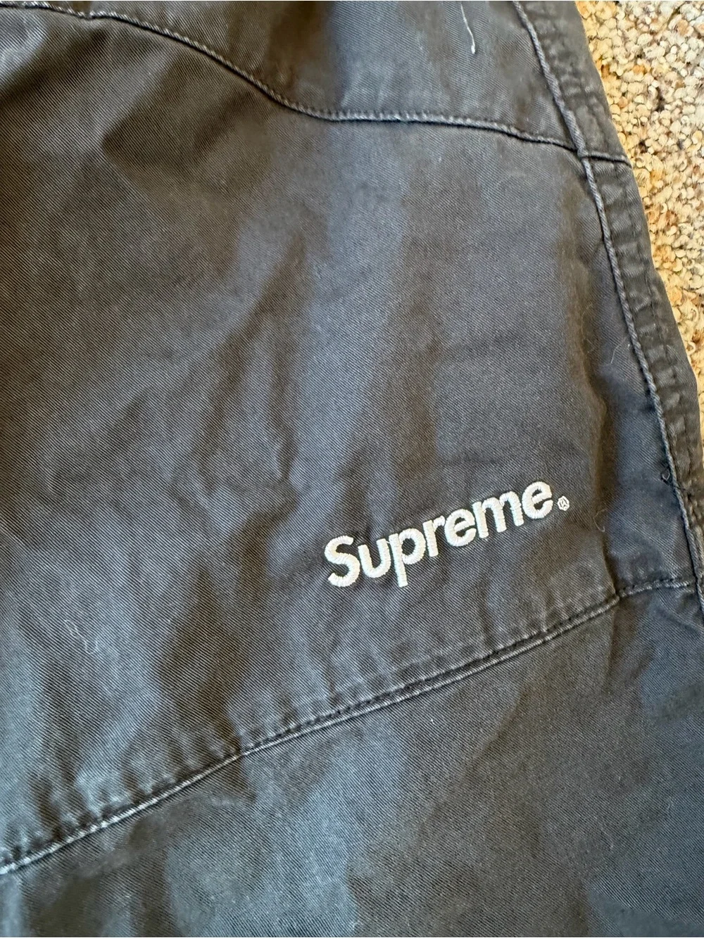 Supreme Cotton Cinch Pant FW21 Black Cargo Pants Small